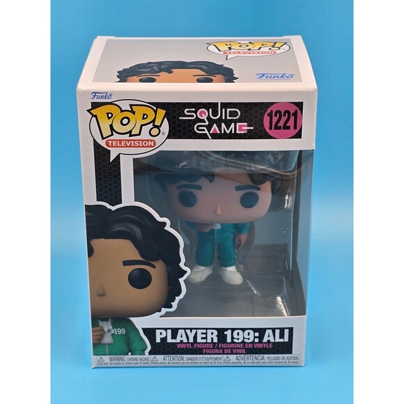 Funko Pop Television Squid Game Player 199: Ali #1221 Vinyl Figure New! - Picture 1 of 2